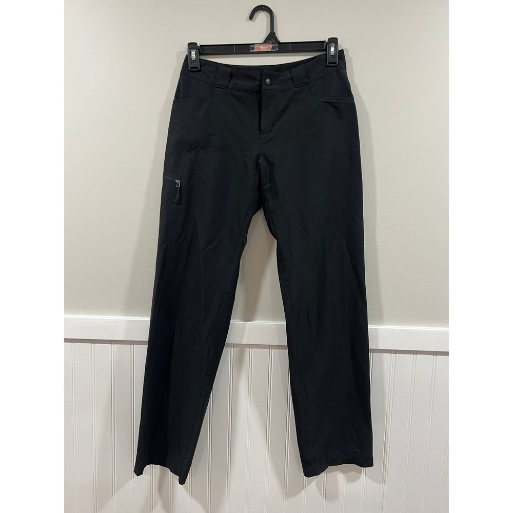 Eastern Mountain Sports Hiking Straight Leg Pants Black Outdoor Women Sz 4R